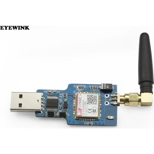 USB To GSM GPRS SIM800C Wireless Bluetooth Computer Control Calling With Antenna Wireless Module Quad-Band