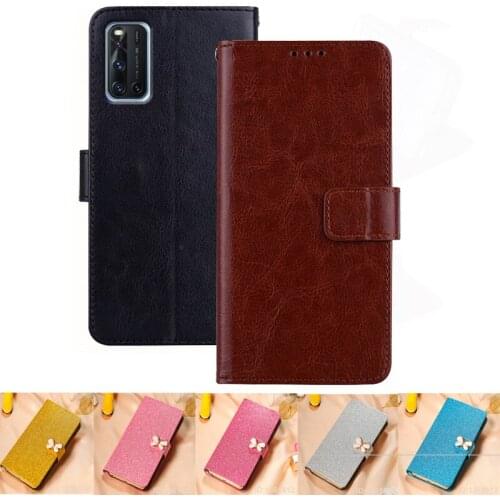 Wallet Cases for Vivo V19 Snapdragon 712 Leather Protective Phone Cover Magnet Stand Flip Capa For VIVO V19 Global Protector