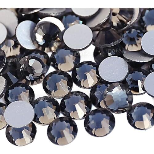 Black Diamond SS3 SS4 SS5 SS6 SS10 SS20 SS30 to DIY Nail Art Rhinestones Glitter Crystals Jewelry Non HotFix stone Decor strass