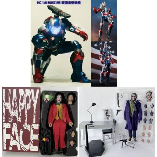 The Comedian Joker Action Figure Suicide Quinn Tuxedo Edition War Machine Iron Patriot Model Toy e Model Toy Doll