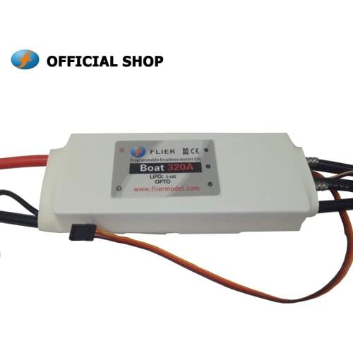 Flier new version speed controller 10S/12S/16S/18S/20S/22S 320A brushless boat ESC