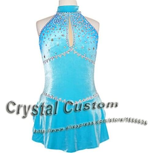 Custom Figure Ice Skating Dresses Adult With Spandex Graceful New Brand Figure Skating Competition Dress DR2601