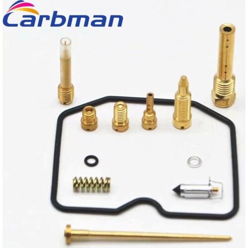 Carbman Carburetor Repair Kit For Kawasaki KEF300 Lakota 1995-2003 Motorcycle Accessories Replacement Parts