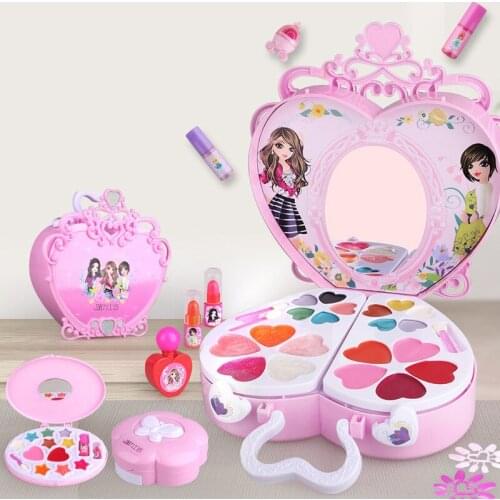 Childrens make-up toys simulation cosmetics handbag set little girl family interaction make up toy gift