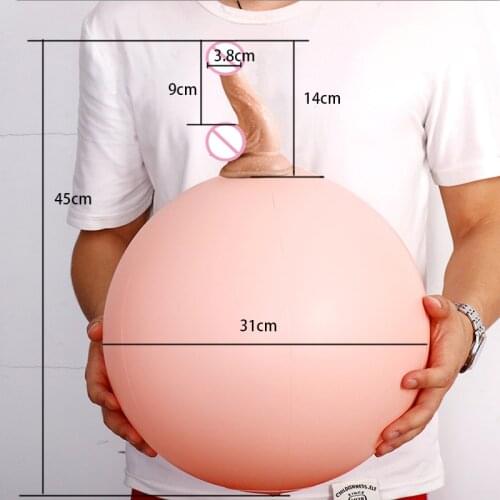 Rider rocker sex Ball with Dildo,Inflatable Ball Sex Furniture Sitting On Sex Toys for Women Adult Products Masturbation sex toy