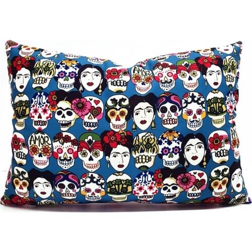 Frida Cushion Cover Pillowcase Solid Color Pillow Case Cojines Decor Sofa Throw Pillows Room Pillow Cover Decorative Wholesale