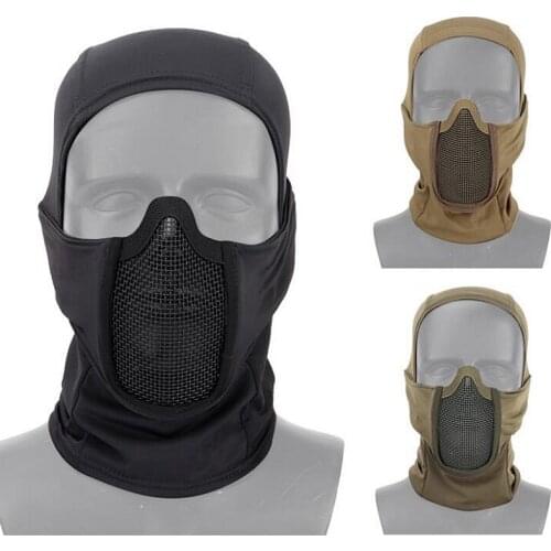 New Military Tactical Headgear Mask Breathable Airsoft Paintball Hunting Masks Wear Resistant Safety Shooting Combat Mask