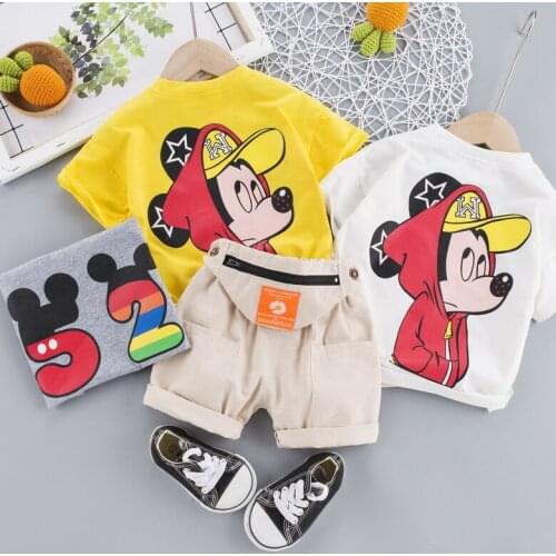 Baby Boy Clothes 2021 Summer Kids Clothes Sets T-shirt+Pants Suit Star Printed Clothes Newborn Sport Suits Hot Sale1-4year
