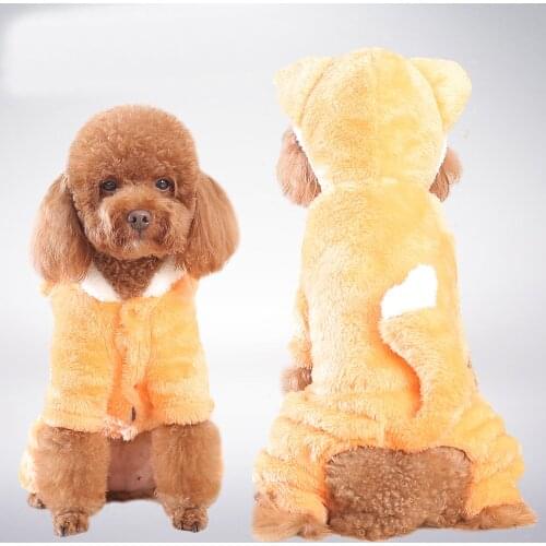 Hoopet pet dog clothes cotton hoodie fashion clothing autumn winter dog coat pet outfit dog jacket