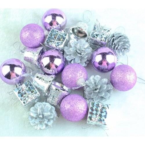 20Pcs/Lot Plastic Clear Christmas Decorations Christmas Tree Pendant Family Outdoor Available 3.5Cm Or So MR0074