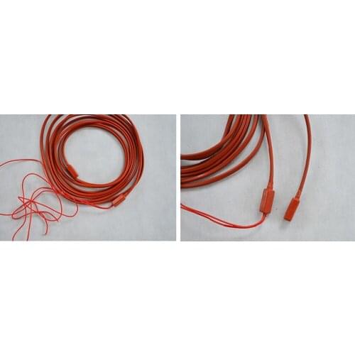 3M 120W 220V Drain pipe defrosting heating line, silicone heater for Refrigeration House Cold Storage Water Draining Defroster