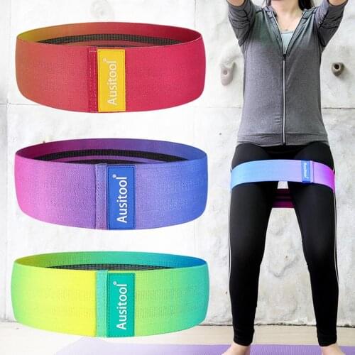 Resistance Bands for Men Women Booty Legs Exercise Resistance Loop Home Fitness Stretching Bands 3 colors gimnasio en casa