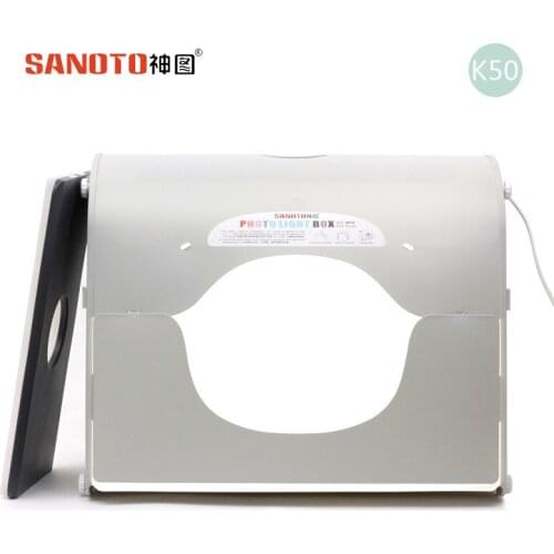 LED photo studio Professional Portable Mini Kit Photo Photography Studio Light Box SANOTO Softbox k50 for 220/110V EU US UK AU