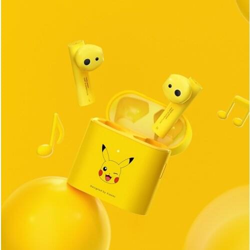 Takara Tomy Pokemon Ashs Pikachu Mi True Wireless Earphones 2s Airdots Pro Air 2s TWS Bluetooth Headset Stereo Sport ANC