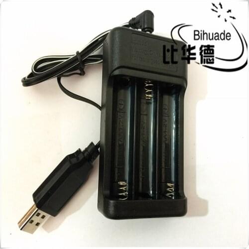 BIHUADE 3 slot USB charger 3.6V three section AA battery charging box for 3 section nickel cadmium battery charging factory dire