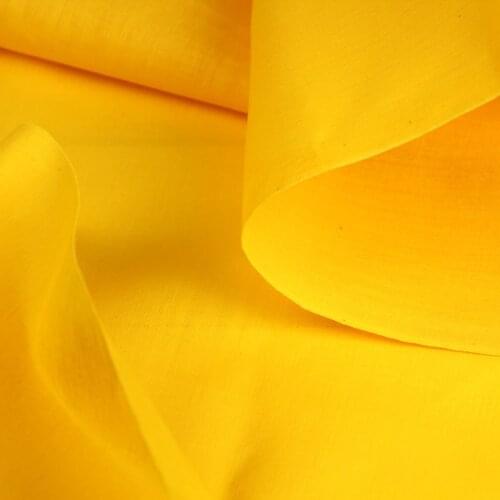 Yellow cotton cloth for Buddhist ornament width =85cm