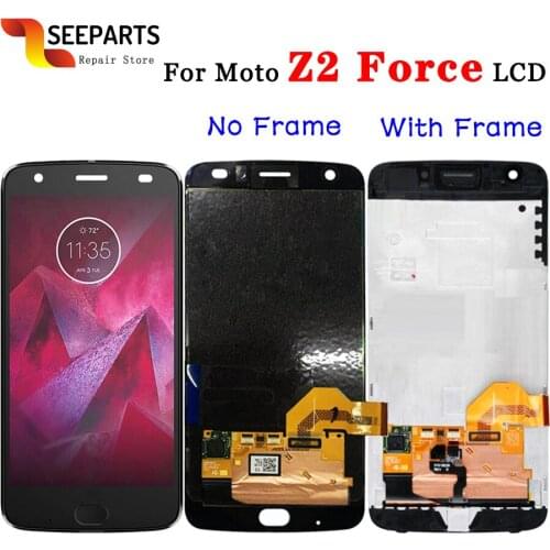 5.5"For Motorola Moto Z2 Force LCD Display Touch Screen Digitizer Assembly For Moto Z2 Force LCD Replacement Parts Free Shipping
