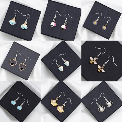 1PC Earrings Love Cartoon Animal Personality Earrings Earrings Cute Jewelry Geometry