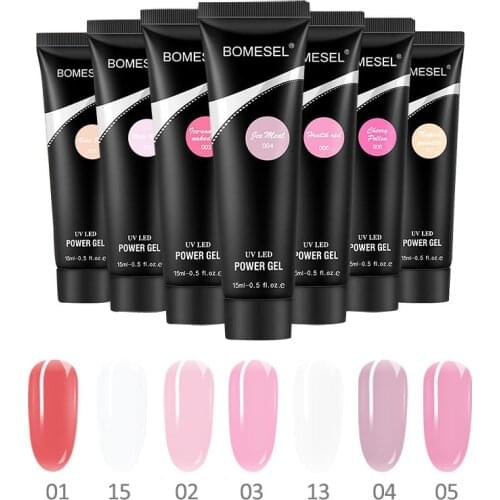 15 Colors Solid Color Nail Extension Glue Magnetic Quick Drying Long Lasting Gel Nail Polish Phototherapy Gel Nail Art Manicure