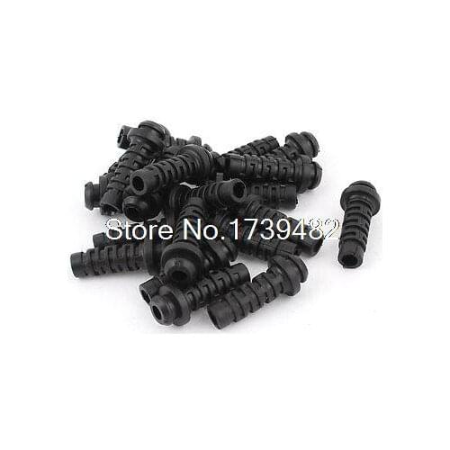 20pcs 27mmx7mmx4mm Micro Strain Relief Cord Boot Protector for Cellphone Charger