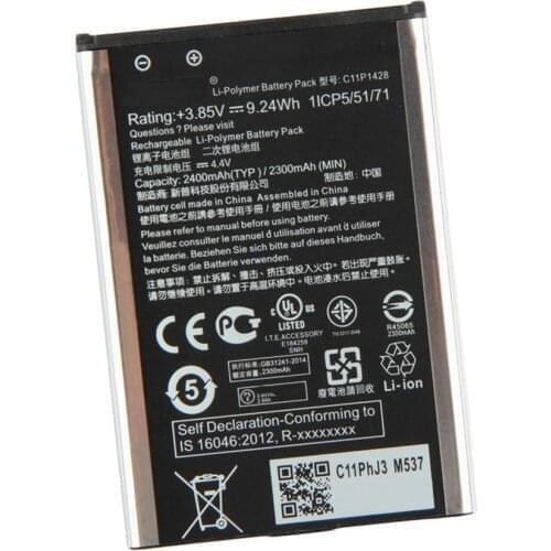 2400mAh C11P1428 Battery for Asus Zenfone 2 Zenfone2 Laser ZE500KL ZE500KG phone battery