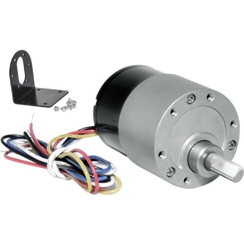 37 Brushless DC Speed Reducer Motor Micro 12V24V Spot Delivery Bracket Long Life Brushless DC Speed Reducer Motor For DIY Hobby