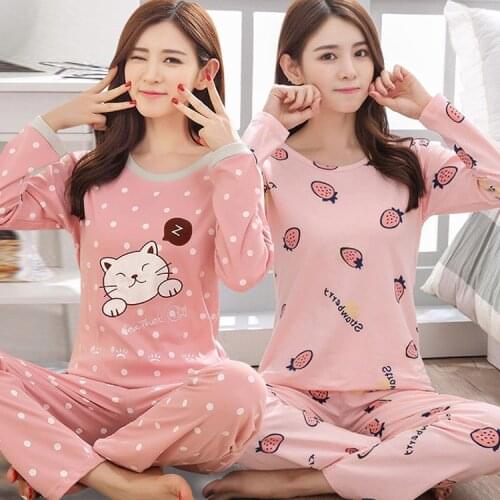 Женские пижамы с длинным рукавом Jiayan China At AliExpress