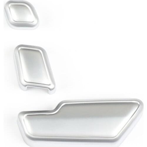 Car Door Seat Adjustment Button Switch Cover Sticker Trim for Benz B C E Class ML CLA GLK GL Accessories (Driver Side)