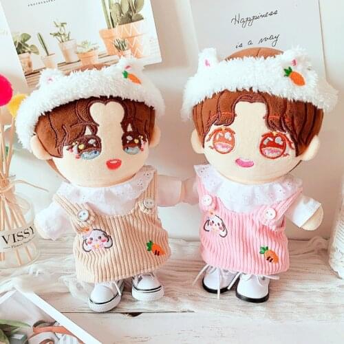 20cm rompers shirt Lace Suit DIY Doll Body-Shape Doll Accessories Birthday Present Replaceable Doll Baby Clothes Plush Toy