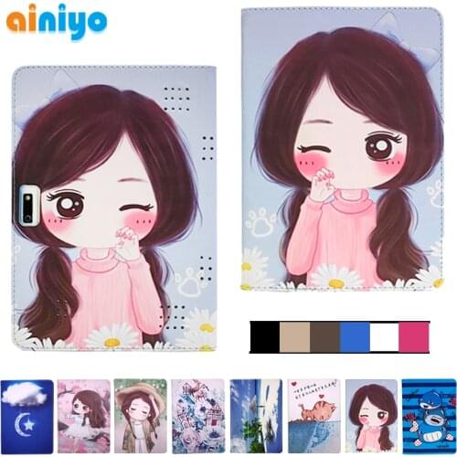 Cover For BDF 3G Phone Call Android 6.0 Quad Core 10 inch Tablet PU Leather Folding Stand protective case