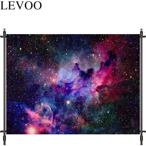 LEVOO background for photo studio Colorful starry sky universe Galaxy background nature photocall photo studio shoot prop