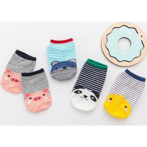 Cute Fashion Non-Slip Baby Sock Cartoon Animal Socks Suitable For Babies 0-2 Years Old