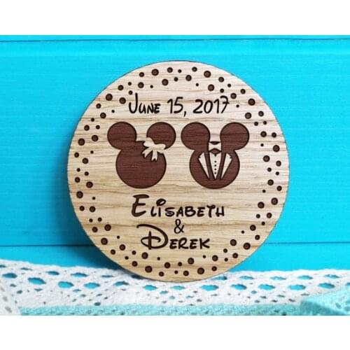 Cute Mouce Couple Save the Date- Mouse Wedding Save the Date-Rustic Save the Date-Wedding Magnet