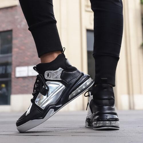 2019 New Men High Top Vulcanized Shoes Men Casual Shoes Lightweight Comfortable Breathable Walking Sneakers Feminino Zapatos