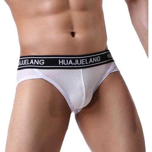 Mens Underwear Breathable Slip Homme Briefs Cueca Panties Calzoncillos Bugle Pouch Underpants Ropa Interior Hombre Thongs 2XL