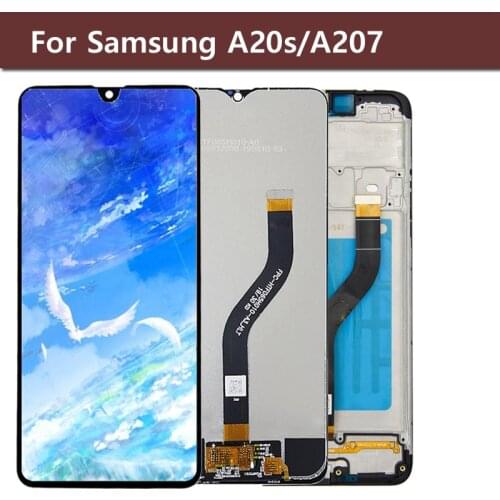 Original 6.4'' LCD For Samsung Galaxy A20s A207 A207F Display lcd Screen For Samsung A207 display lcd screen Digitizer Assembly