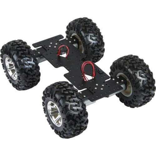 4wd Smart Car Chassis Cross-Country Super Large Chassis Dc Deceleration Motor Cross-Country Smart Car