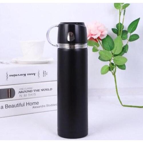 500ml Large Capacity Straight Body Vacuum Cup 304 Stainless Steel Inner Liner Outdoor Sports Travel Vacuum Cup