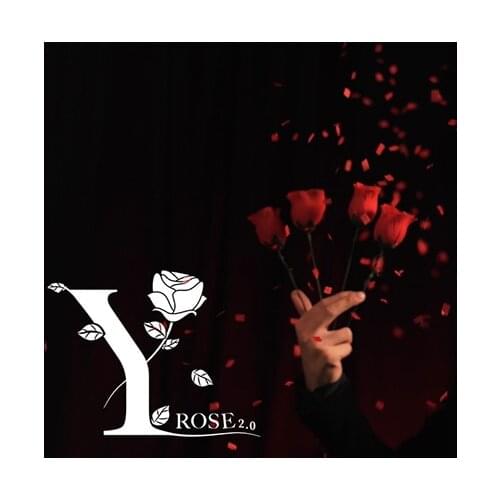 Y-Rose 2.0 Magic Tricks Multiplying Rose One to Four Romantic Flower Appearing Magia Stage Wedding Illusion Comedy Mentalism