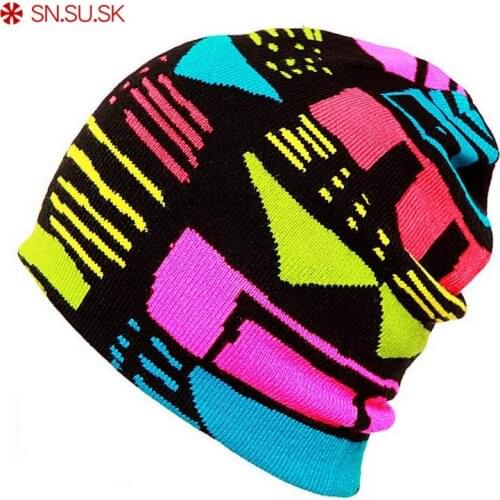SN.SU.SK type knitting skating Winter SKULL CAP Knitted Ski Hat Beanie ( wool knitted ) Sports man woman gorros