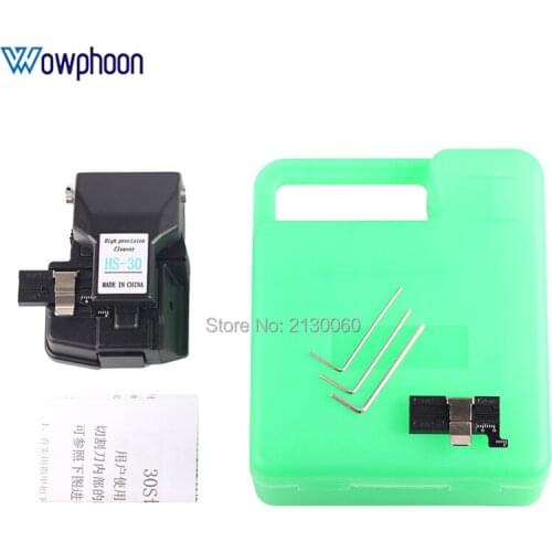 High Precision HS-30 Fiber optic Cutter FTTX FTTH Optical Fiber Cleaver HS-30 with 48,000 Blades Fiber Cleaver