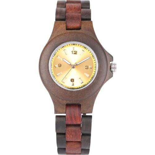 YISUYA Women Wooden Watches Casual Yellow Clock Ladies Timepiece Lightweight Bracelet Female Full Wood Quartz Watch Dropshipping