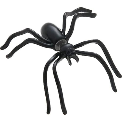 1 PCS black spider stud earring for women gothic brinco masculino fashion jewelry Halloween decorations accessories oorbellen