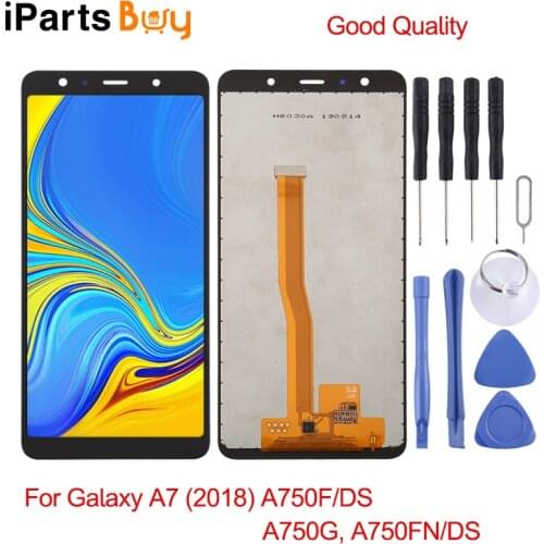 IPartsBuy incell LCD Screen and Digitizer Full Assembly for Galaxy A7 (2018) A750F/DS