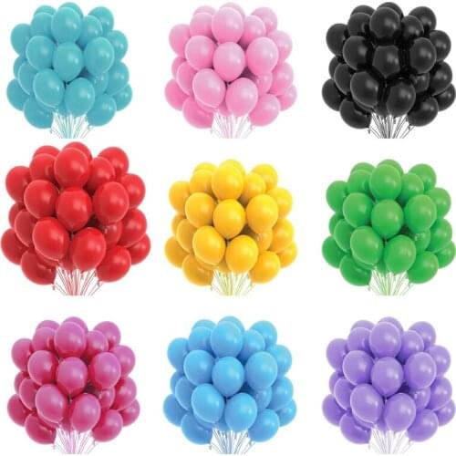 10/12 Inch Glossy Pearl Latex Balloons Gold Silver Red Wedding Birthday Party Decoration Baby Shower Halloween Christmas Globos