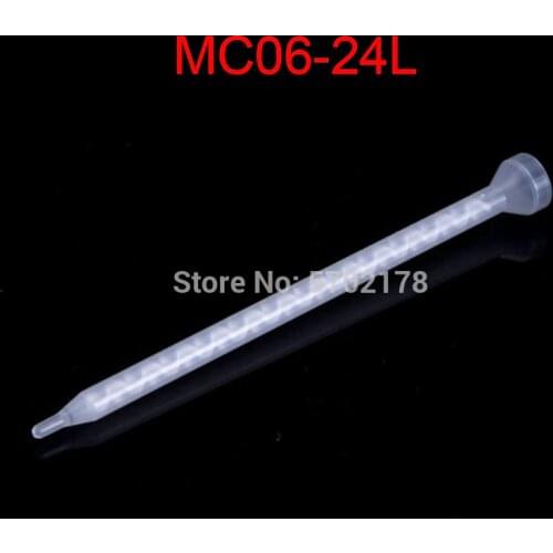100pcs AB Glue Mixing Tube Dispenser Static Mixer Epoxy Resin Adhesives Mixing Nozzle