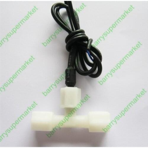 2PCS Flow sensor Water quality probe testing TDS conductivity tester RO water purifier dedicated+Tripartite-joints G1/4 0.8MPA