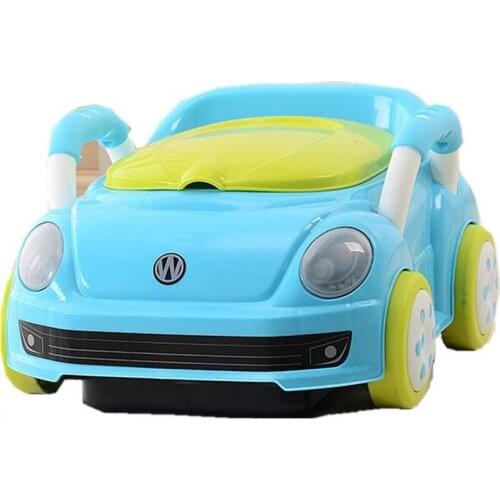 2017 Brand Candy Color Car Style Baby Potty Trainer Plastic Kids Toilet Travel Potty Chair 0-5 Years old Boy&Girl Potties