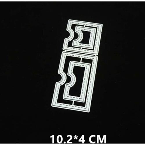 2020 Card Slot Metal Cutting Dies DIY Scrapbooking Paper Photo Album Crafts Knife Mould Cards Blade Punch Decor Stencils