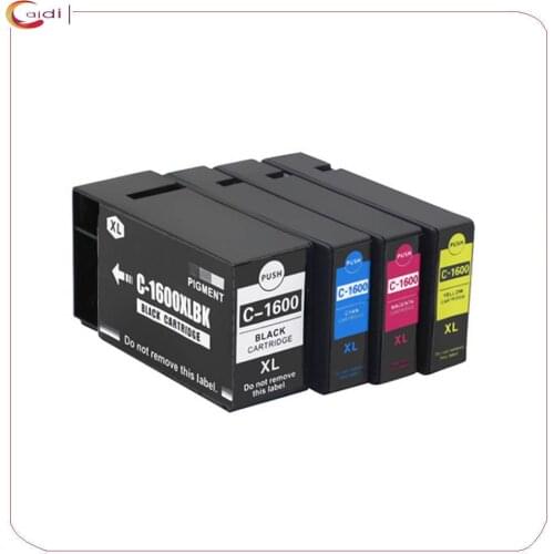 4 Color Compatible ink cartridge PGI-1600XL for Canon MAXIFY MB2060 MB2160 MB2360 MB2760 ink cartridge